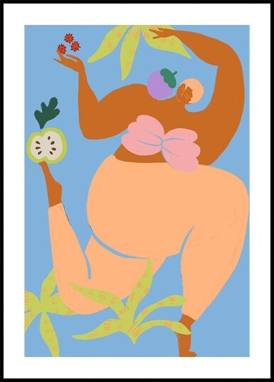 Fruity Run Poster Plakat / 30x40cm