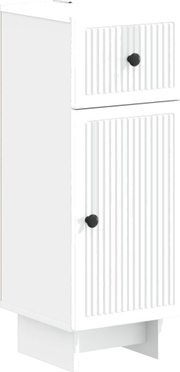 vidaXL Baderom Oppbevaringsskap EDE Hvit 30 x 31 x 80 cm