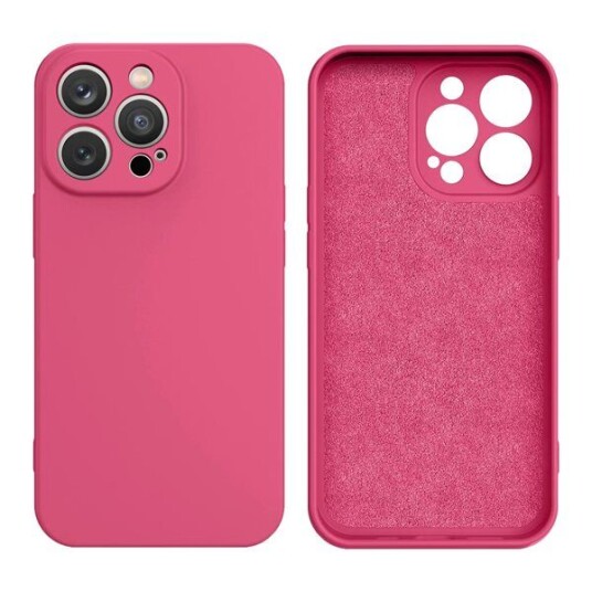 Hurtel Silicone Case iPhone 14 Plus Silicone Case Fuchsia