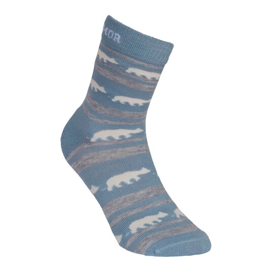 Gridarmor Striped Bear Merino Socks Blue Shadow 44-47