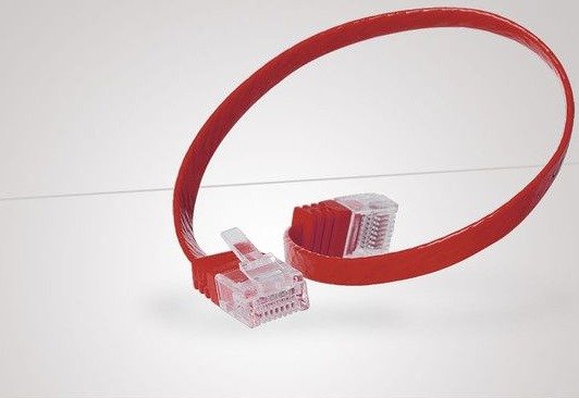 S/Conn Quality Patchkabel Slimline Ekstra Flat Super Fleksibel U/Utp Cat. 6 Rød 3 M 16675713Slr