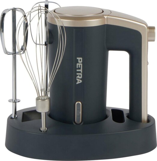 Petra PT5395BGRYVDE Trådløs håndmikser - 50W - Grå Petra PT5395BGRYVDE Trådløs håndmikser - 50W - Grå