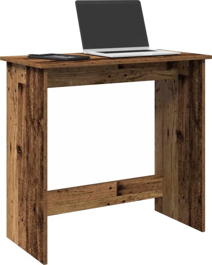 Skrivebord gammelt tre 80x40x75 cm konstruert tre