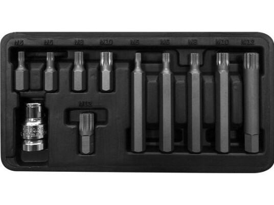 Pro-Line Bits 3/8" Spline M5-M12 11 Deler (10744) Pro-Line Bits 3/8" Spline M5-M12 11 Deler (10744)