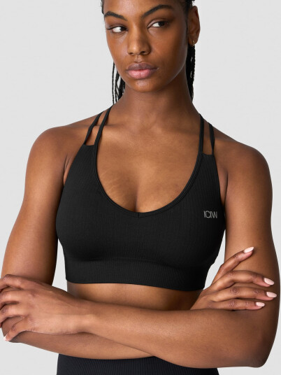ICIW Define Seamless V Neck Sports Bra Sort L