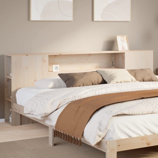 Hodegavl med oppbevaring 200 cm heltre furu 8721158396310