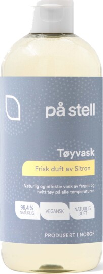 På Stell Tøyvask Sitron 500ml På Stell Tøyvask Sitron 500ml