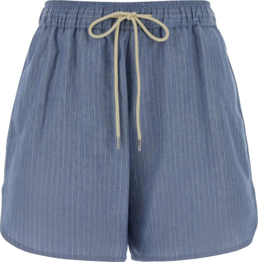Jacob Cohën Dame Shorts Blå M,