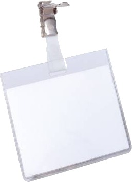 Durable 8003D Gjennomsiktig Hvit 60 Mm 90 Mm 25 Stykker