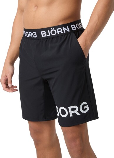 Björn Borg Men"s Borg Shorts Black Beauty/White M