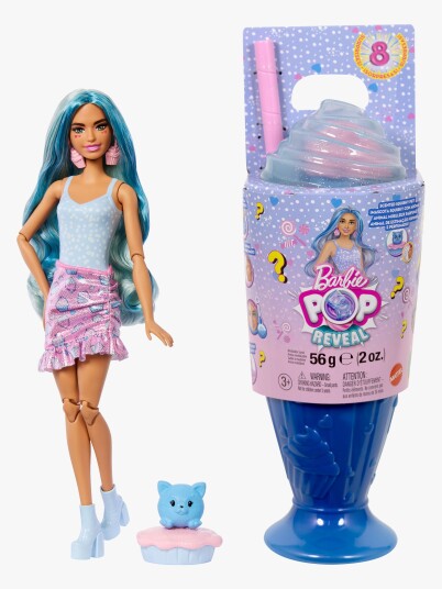 Barbie Pop Reveal Sweet Treat Series Doll & Accessories Set, Cool Cupcake Fashion Doll & Pet - Multi/patterned - ONE SIZE