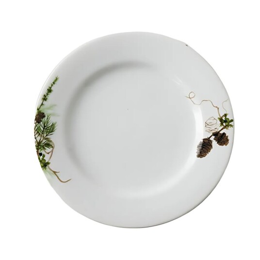 Magnor - Nostalgi tallerken 27 cm hvit/grønn