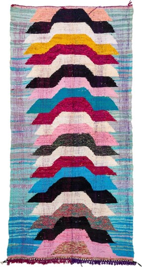 Marokkansk Boucherouite teppe 150 x 310 cm Størrelse: 150 x 310 cm