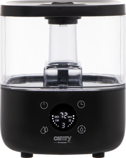 Adler Ultralyd Luftfukter med LED display 35m² 100 260 ml/t Svart