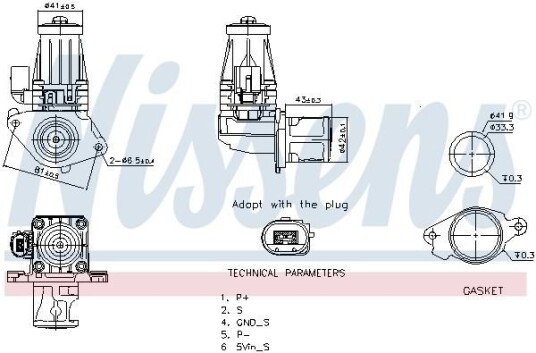 EGR Ventil NISSENS 98377 EGR Ventil NISSENS 98377