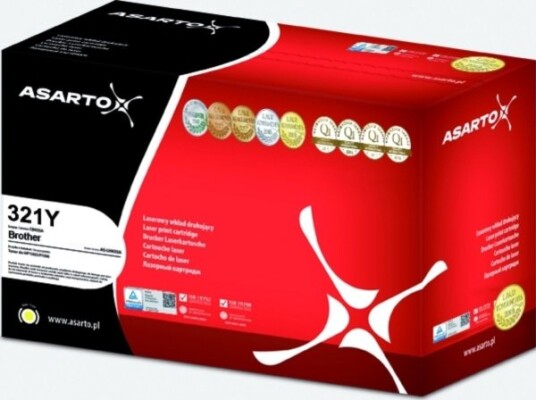 Asarto Toner Asarto For Brother Tn321y I Dcp-L8400 | 1500 Pages | Yellow