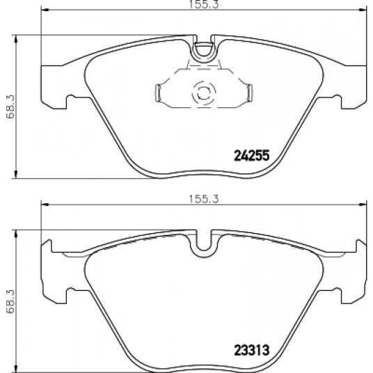 Bremseklosser HELLA 8DB 355 013-931
