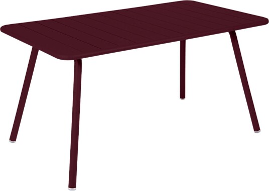 Fermob - Luxembourg Table 143 X 80 - Black Cherry - Utendørs Spisebord - Frédéric Sofia - Rød - Metall
