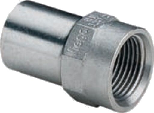 28 mm x 1" innsats Sanpress Inox nippel/muffe