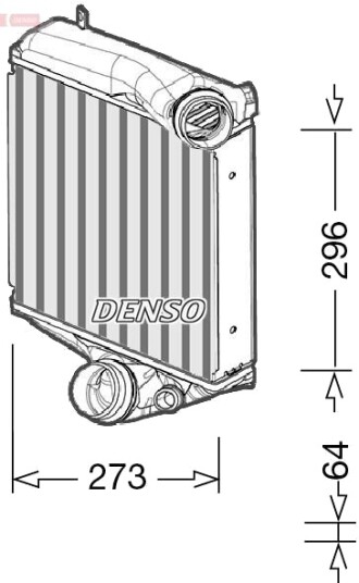 Intercooler DENSO DIT28022