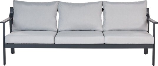 3 sitssoffa Beliani Kiato Grå/svart Light grey\|\|Black