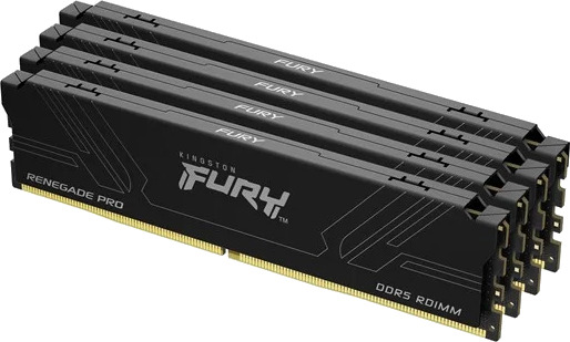 Kingston Fury Renegade Pro DDR5-7600 128 GB CL38 4 moduler AMD EXPO Intel XMP svart KF576RH40RBK4-128