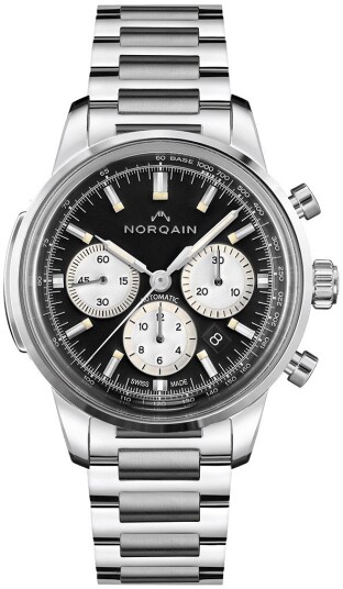 Norqain Herreklokke N2200S22C/B221/201SC Freedom Sort/Stål Ø43 mm