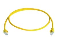 Telegärtner DataVoice Office MP8 FS 500 - Koblingskabel - RJ-45 (hann) til RJ-45 (hann) - 7.5 m - 5.8 mm - SFTP, PiMF - CAT 6a - IEEE 802.3an/IEEE 802.3af/IEEE 802.3at - halogenfri, formstøpt, uten hindringer, flertrådet - gul, RAL 1018 Telegärtner DataVoice Office MP8 FS 500 - Koblingskabel - RJ-45 (hann) til RJ-45 (hann) - 7.5 m - 5.8 mm - SFTP, PiMF - CAT 6a - IEEE 802.3an/IEEE 802.3af/IEEE 802.3at - halogenfri, formstøpt, uten hindringer, flertrådet - gul, RAL 1018
