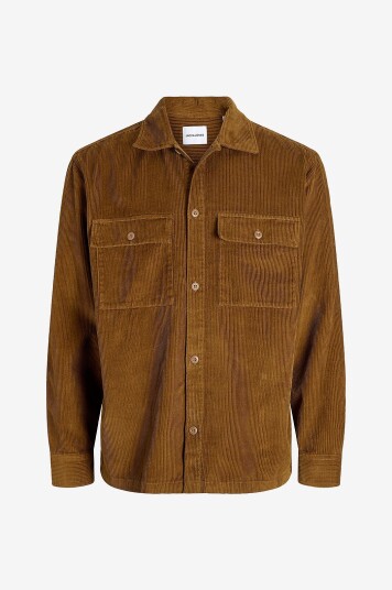 Jack & Jones - Overtreksskjorte jjePerfect Corduroy LS SN - Brun