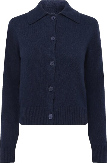 Mads Nørgaard Yota Knit Katrine Cardigan   PARISIAN NIGHT/BLACK   L