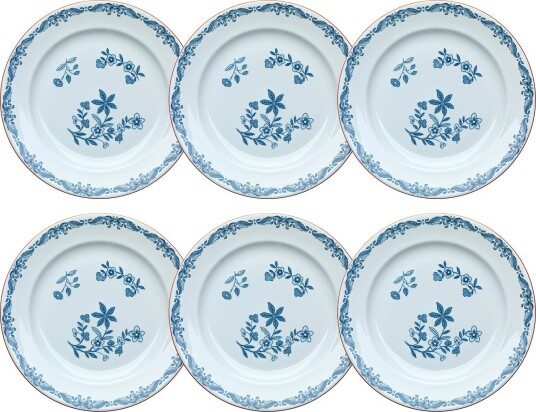 Ostindia Tallerken 21 cm 6 pk