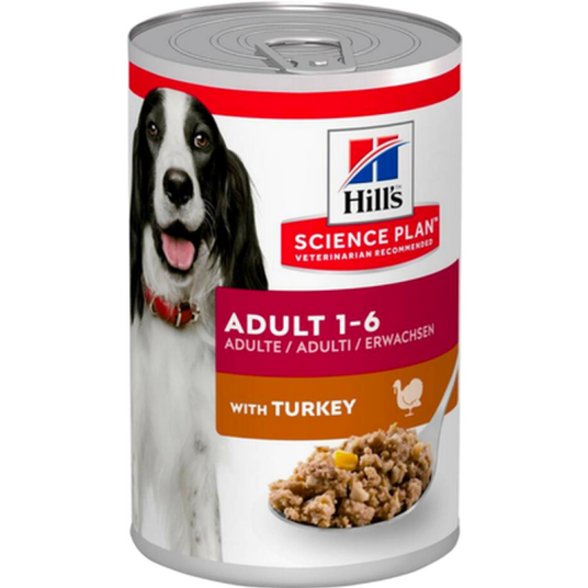 Adult Turkey Canned Wet Dog Food 370 G X 12 Hund Hundefôr Våtfôr Hills Science Plan