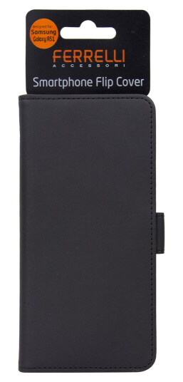FERRELLI FLIPPDEKSEL SAMSUNG GALAXY A51, SVART