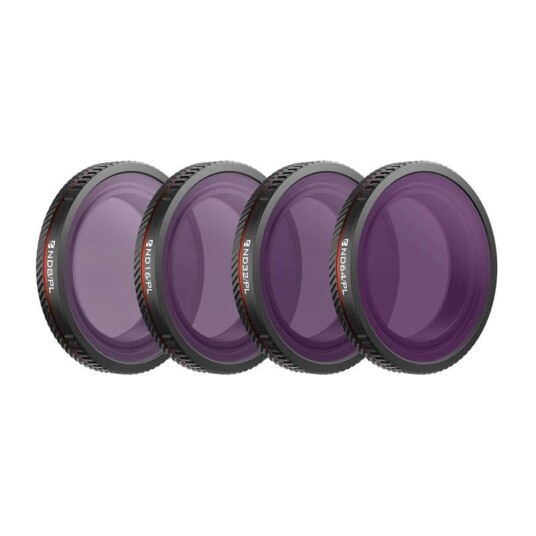 Freewell ND/PL Filtersett for DJI Osmo Action Nano 4 stk. Freewell ND/PL Filtersett for DJI Osmo Action Nano 4 stk.