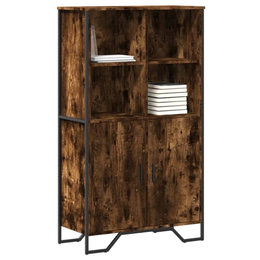 Highboard røkt eik 79,5x35,5x137,5 cm konstruert tre 8721102834752