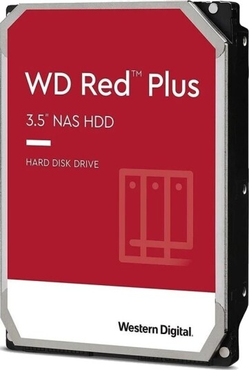 WD Red Plus 4TB 3,5" Harddisk for NAS 24/7 Lagring