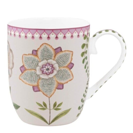 Pip Studio Lily & Lotus krus liten 14,5 cl off white