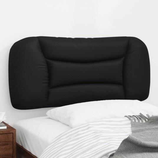 Pute for hodegavl svart 90 cm kunstlær 8721012269941
