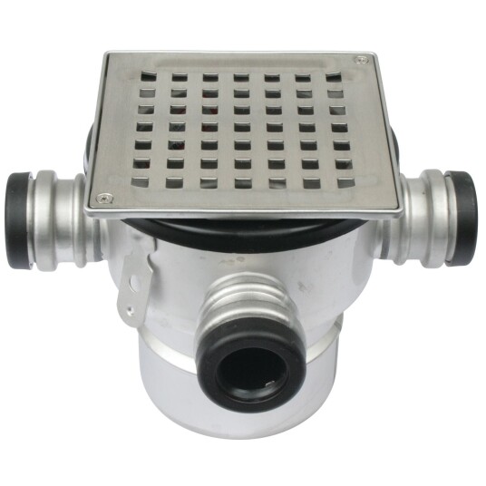 Blücher Square Gulvsluk Type 151 110mm i Stål for Betong