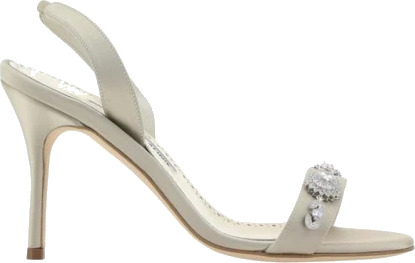 Manolo Blahnik Dame Sko Beige 36 EU,