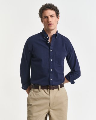 Gant Twillskjorte i regular fit EVENING BLUE S