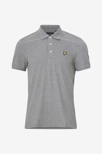 Lyle & Scott Pikétrøye Plain Polo Shirt Grå Lyle & Scott Pikétrøye Plain Polo Shirt Grå