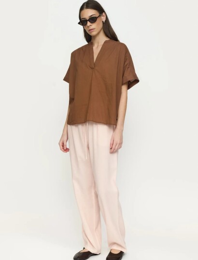 Soft Rebels Srgallia Blouse Brown XS Soft Rebels Srgallia Blouse Brown XS