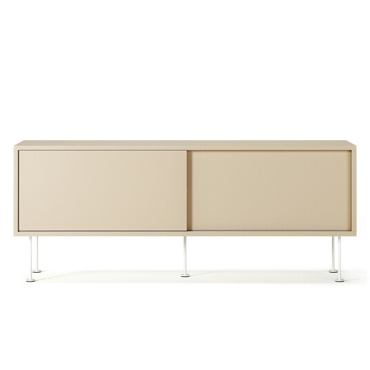 Decotique Vogue Mediabenk Med Ben 136 cm Sand / Hvit