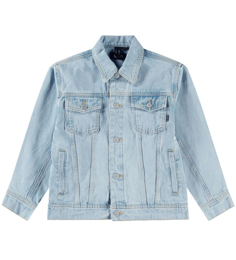 Molo Denimjakke Honore Sun bleach Blue 7 år 122 Denimjakker Blå