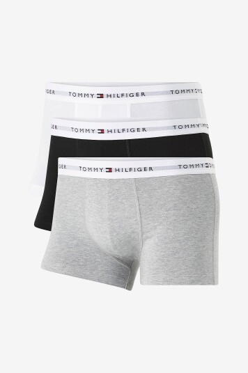 Tommy Hilfiger Boksershorts 3 pack Trunk Grå Tommy Hilfiger Boksershorts 3 pack Trunk Grå