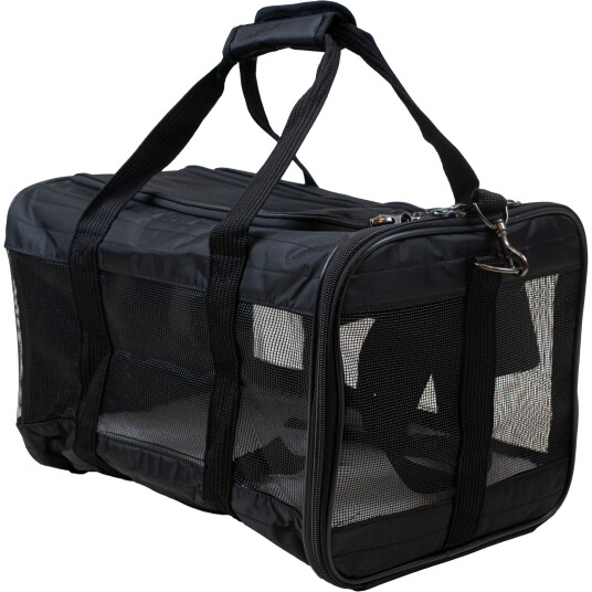 Bæreveske Airline Super M 43X28X27Cm Svart Hund Hundebur Sekker Og Bagger Selected By Zoo Bæreveske Airline Super M 43X28X27Cm Svart Hund Hundebur Sekker Og Bagger Selected By Zoo