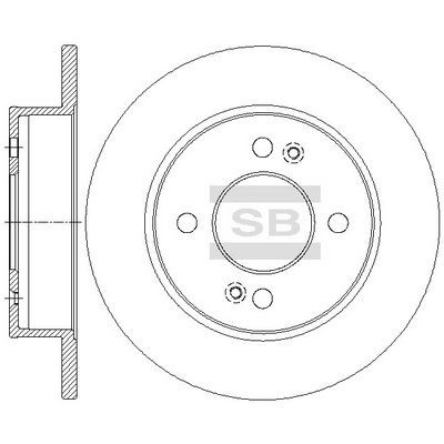 Bremseskive Hi Q SD1147 Bremseskive Hi Q SD1147