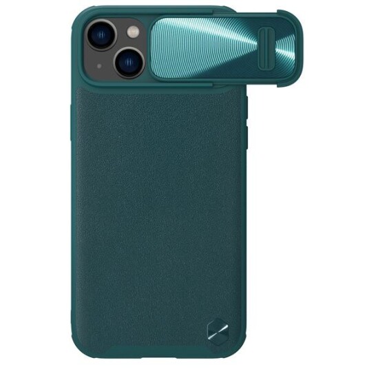 Deksel Nillkin Camshield Leather S Deksel Iphone 14 Plus Deksel Med Kameradeksel Grønn