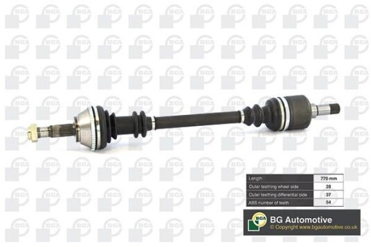 Bga Drivaksel BGA DS6710LA Bga Drivaksel BGA DS6710LA